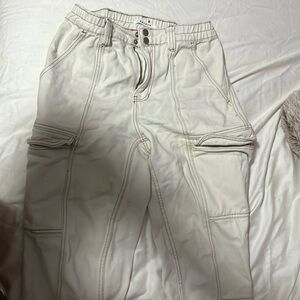pacsun white cargo pants